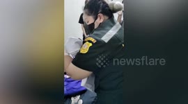 Abandoned baby found near rubbish bin rescued by locals