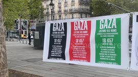 France: Protesters in Paris read out names of Gazan children killed by Israel