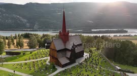 Norway: Stunning drone footage captures Norway's historic Innlandet region