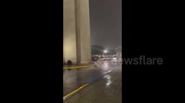 US: Heavy rainfall hits Philadelphia, PA