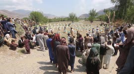 Afghanistan: Afghan quake survivors receive food aid in Kunar province
