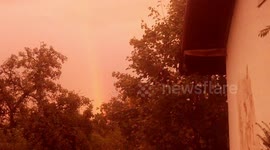Incredible Footage: The Other End of the Rainbow