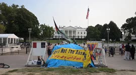 US: Trump orders removal of longstanding peace vigil tent across from White House