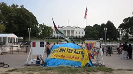 Trump orders removal of longstanding peace vigil tent across from White House