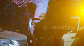 US, Los Angeles: Hollywood LAPD Investigates Reports Of Home Invasion