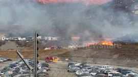 US: Evacuations Ordered as Pyrite Fire Erupts in Jurupa Valley, Riverside County 2