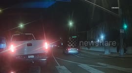 US, Los Angeles: Panorama City DUI Crash Suspect Attempts To Flee Caught On Camera