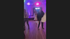 Priest Let's Loose at the Reception