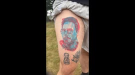 3-D Iron Man Tattoo