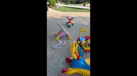 Grandpa Asks Granddaughter How She Plays With Her Doll