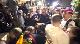 Israeli police detain protesters in West Jerusalem march against Gaza war