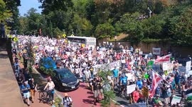 US: Massive Crowd Protest Donald Trump in DC