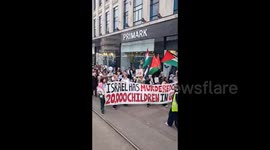 UK: A march in support of Palestinian children took place in Manchester