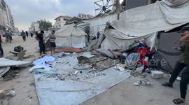 Israeli drone strike kills 4 displaced family members in Gaza