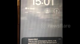 Millions of people receive UK government’s emergency alert test message on their phones