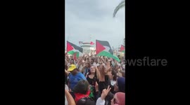 Tunisia: Thousands took to the streets in Tunis to support Gaza and the Global Sumud Flotilla