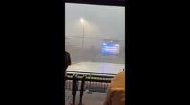 Tornado warning halts WooSox game at Polar Park in Massachusetts, USA