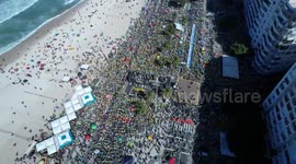 Bolsonaro supporters rally in Rio de Janeiro calling for amnesty