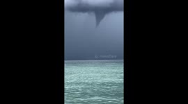Waterspout spotted off coast of Fort Lauderdale in Florida