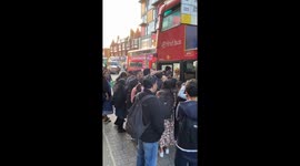 Monday mayhem as London tube strikes causes buses to be jammed packed