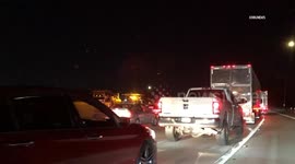 US, Los Angeles: Sylmar Pedestrian Struck and Killed Graphic Content