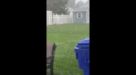US: Storm Approaches Southern Davis County, UT With High Winds and Hail