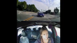 Dashcam captures identical cars in Alpharetta, Georgia