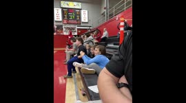 Little boy’s adorable reactions while watching a game in Heflin, Alabama, USA