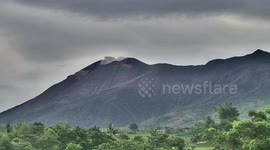 Philippines: Ash Plume Rises From Kanlaon Volcano Summit