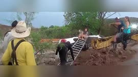 US: Heroic Officer Rescues Woman, Child, And Dog From Raging Floodwaters