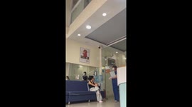 Furious dentist attacks customer with weightlifting bar for 'complaining about braces'