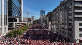 Belgium: Pro-Palestinian Protest in Brussels
