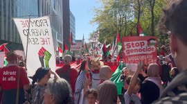 Belgium: Pro-Palestinian Protest in Brussels