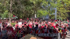 Belgium: Pro-Palestinian Protest in Brussels
