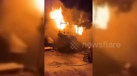 Settlers Attack, Burn Houses Northwest of Nablus