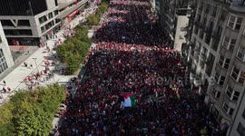 Belgium: Pro-Palestinian Protest in Brussels