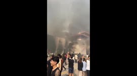 Footage Shows Nepal’s Parliament Building on Fire Amid Violent Protests