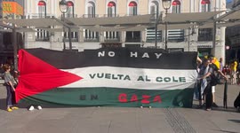 Thousands rally across Spain in solidarity with Palestinians