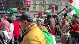 Australia: Demonstrators in Melbourne Rally for Palestinian Resistance