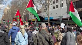 Australia: Large Crowd in Melbourne Marches in Solidarity with Palestinians