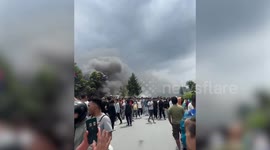 Nepal: Smoke, flames rise as protestors march against government in Nepal