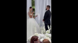 Butterfly Blesses Wedding Vows