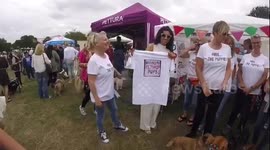 Chloe Mafia with Donald Trump Dog