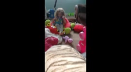 1 year old fascinated by the light on my phone