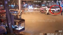 Driver knocks man over while trying to avoid breath test