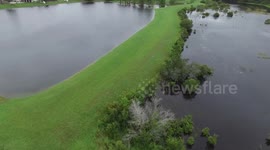 Anclote River Flooding - Hurricane Hermine - Trinity, Florida (Part 1)
