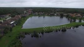 Anclote River Flooding - Hurricane Hermine - Trinity, Florida (Part 2)