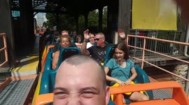 FUNNY! Watch me ride the infamous Titan at Six Flags Over Texas