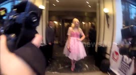 Fearne Cotton and Chloe Sims arrive at the TV Choice Awards