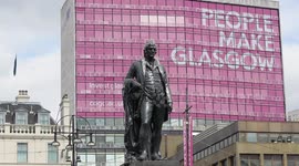 Glasgow's George Square,Scotland